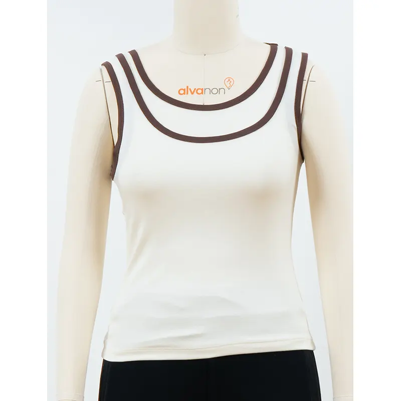 Contrast Trim Tank Top